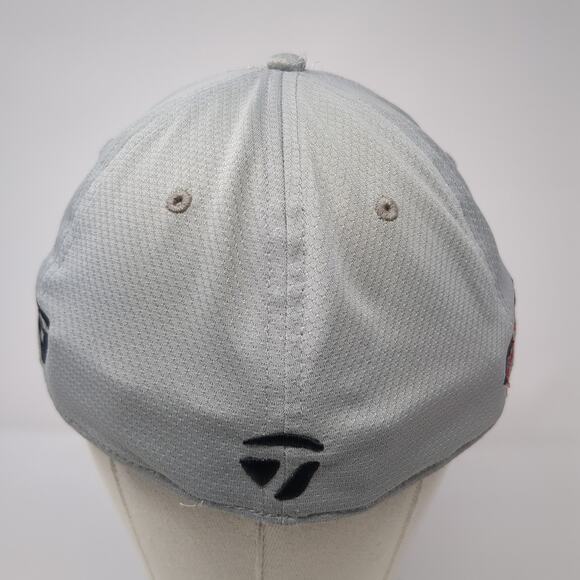 TaylorMade Aero Burner Fitted Baseball Cap Gray XL Embroidered Lightweight - Picture 6 of 10